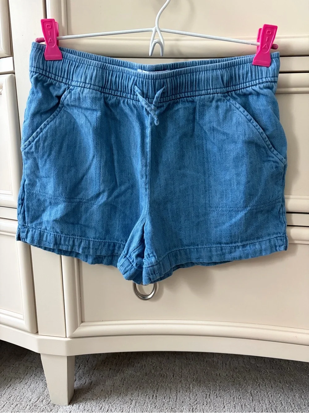 Old Navy Light Blue Girls' Drawstring Casual Shorts